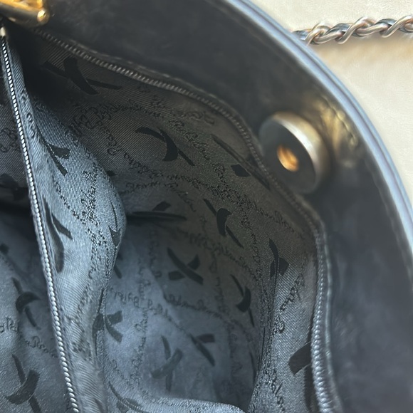 Vintage Paloma Picasso Chain Shoulder Bag Purse Black - Picture 15 of 16